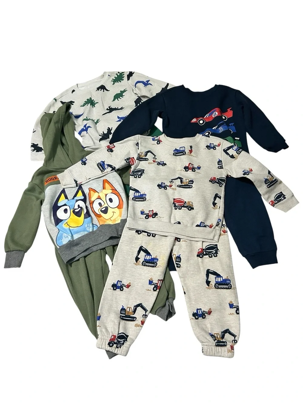 5 Pair Sweats Bundle, Toddler Boys 2T